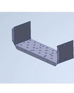 End joint shackle f/catwalk galv. M&M